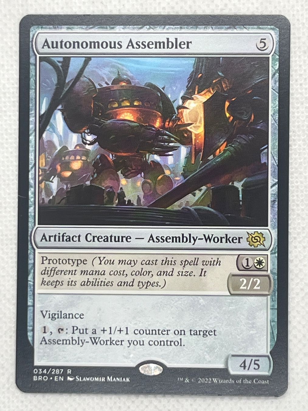 Magic The Gathering Carte collezionabili: Autonomous Assembler Magic Karte - Top Zustand! – Usato da Hinterkappelen venduto da Kim1992