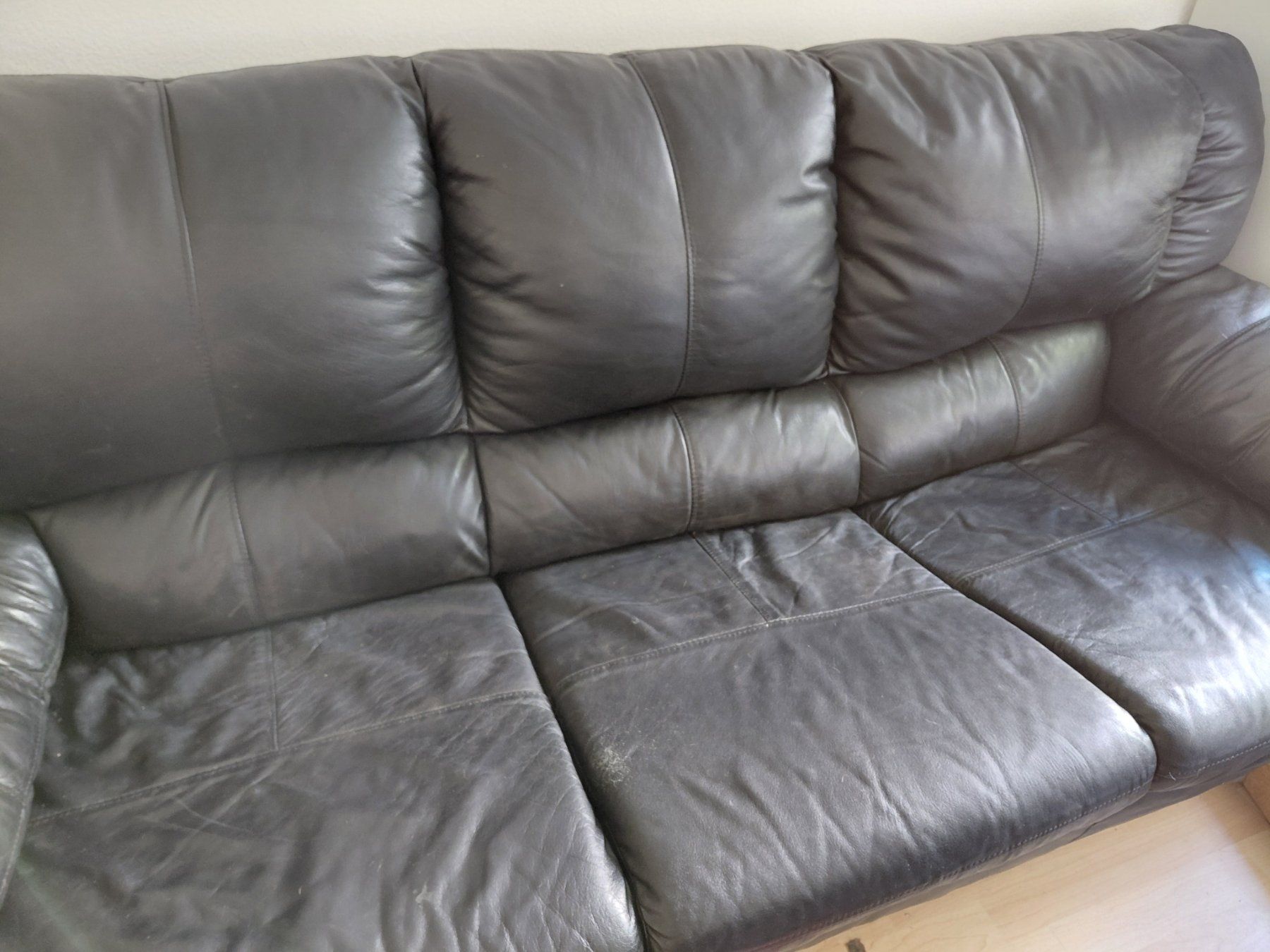 Sofas: Couch sofa Leather good condition – D'occasion à Zürich par jew_9mfx 1