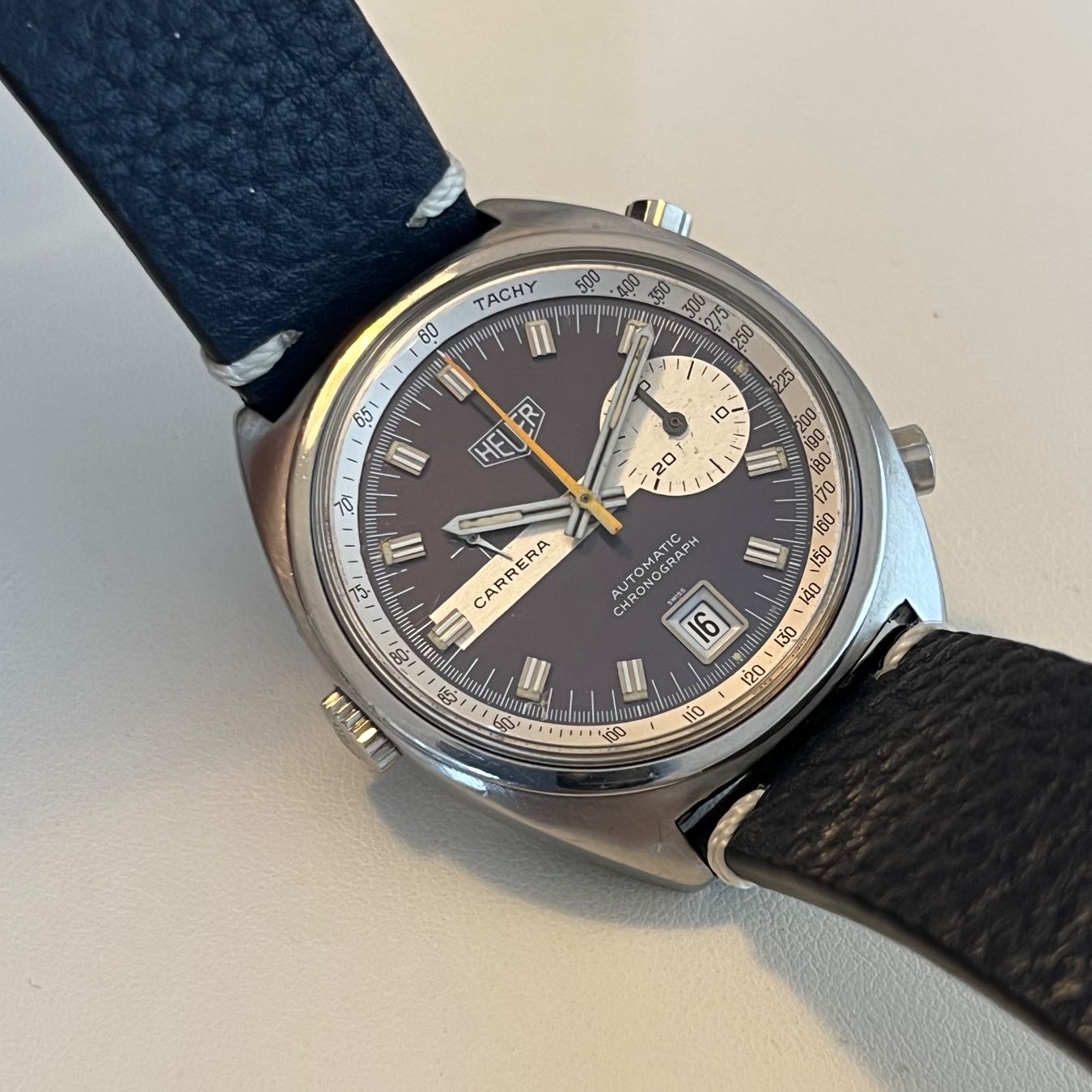 Tag Heuer Orologi: Heuer Carrera Automatic Calibre 15 – Usato da Winterthur venduto da LaBodega 8