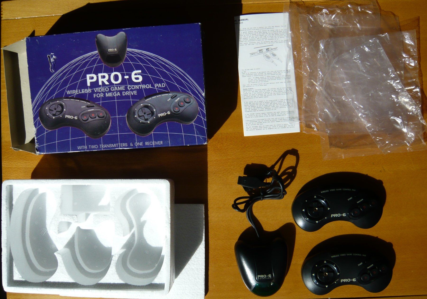 Controller: Wireless Controllers/manettes PRO-6 pour MEGA DRIVE I/II – Usato da Onex venduto da Jaguar1986 3