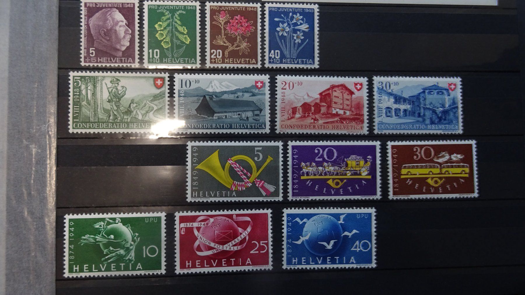Tutti i francobolli: LOT ALTSCHWEIZ; POSTFRISCH AB 1948 plus – Nuovo (secondo la descrizione) da Eschenbach SG venduto da eDaisy 3
