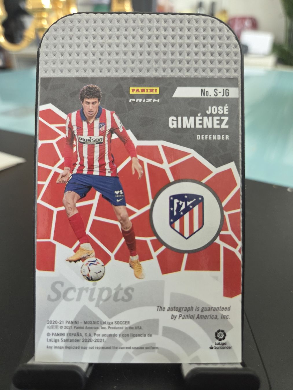 Panini Carte collezionabili: Panini Mosaic José Giménez Auto – Usato da Frick venduto da JArc 1