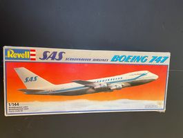 Maquette avion Revell Boeing 747 SAS 1/144 retro