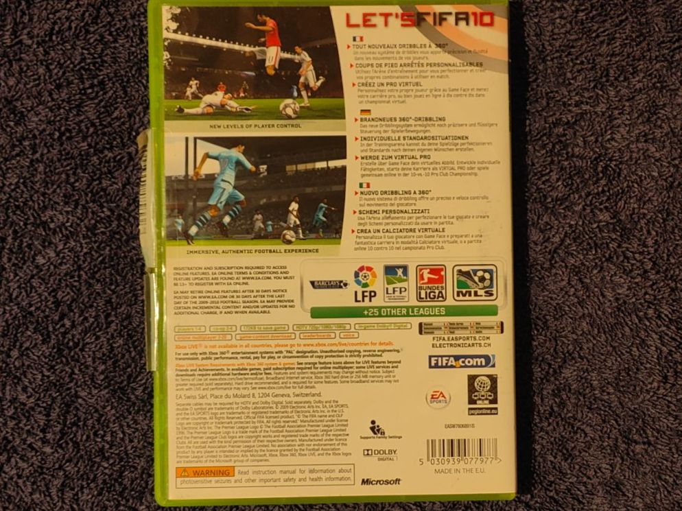Microsoft Spiele: FIFA 10 Xbox 360 Fussballspiel – Gebraucht aus Rothrist von SiddharthaMoon 2