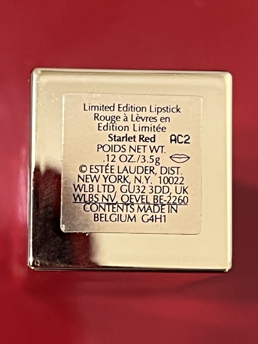 Estée Lauder Make-up: Estée Lauder Lippenstift, Starlet Red Limited Edition! – Nuovo e nell'imballaggio originale da Wettingen venduto da sauna67 3