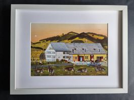 ALBERT MANSER FOTHOLITHO. „ALBERTLI“ MIT NEUWERTIGEM RAHMEN
