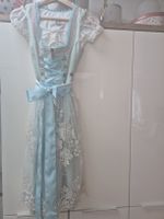 Dirndl, hellblau mit Spitzenschürze, Gr. 32, inkl. Bluse👗