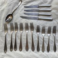 Besteck Konvolut WMF Berndorf Thunia versilbert gebraucht