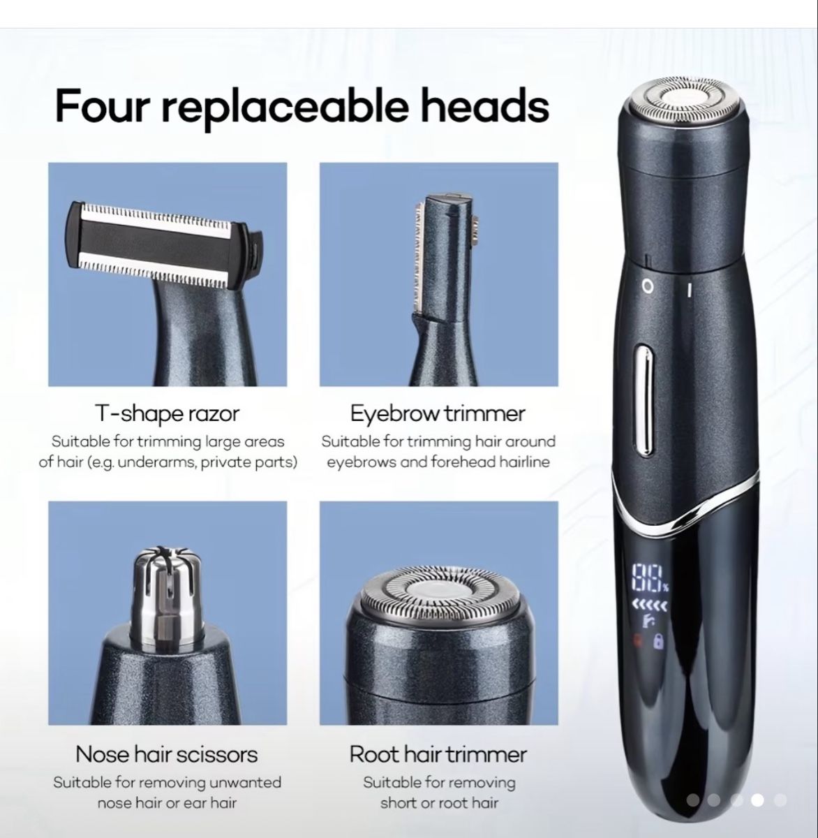 Rasoi & Lamette da barba: 4-in-1 Elektrischer Rasierer – Nuovo e nell'imballaggio originale da Kloten venduto da digi-Galaxy 5