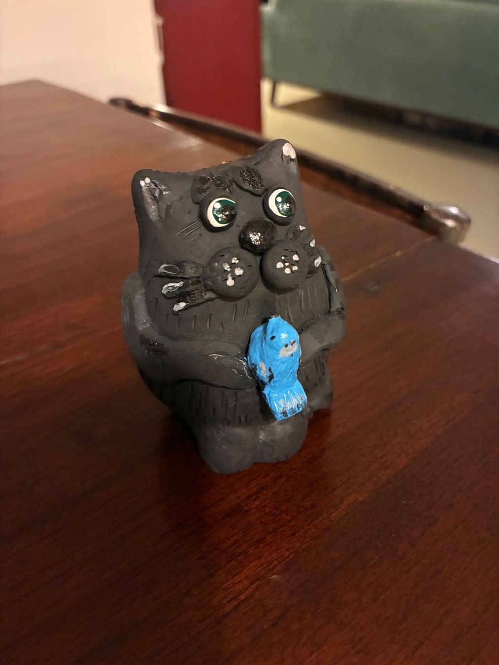 Strumenti musicali: Handgeformte Tonflöte Katze | Flûte en argile chat – Usato da Zürich venduto da and_bbr2 3