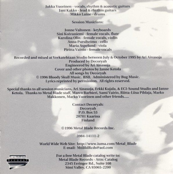 CDs: Decoryah – Fall-Dark Waters - Vergriffen! - b – D'occasion à Brittnau par Zibu 7