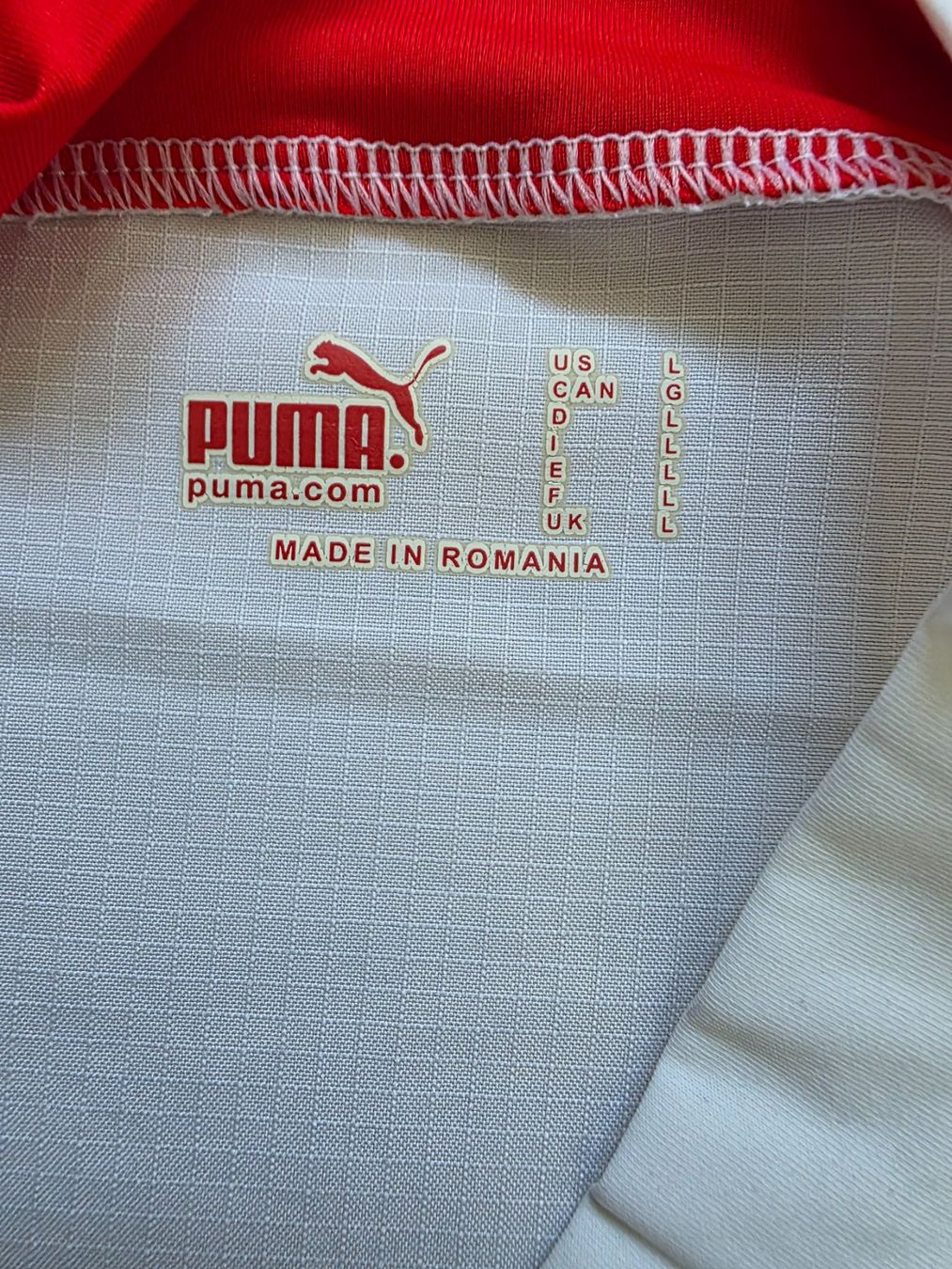 Puma Canottiere & Pantaloni: SCHWEIZ NATI 2006 TRIKOT L – Usato da Lüchingen venduto da Jersey_Time 2