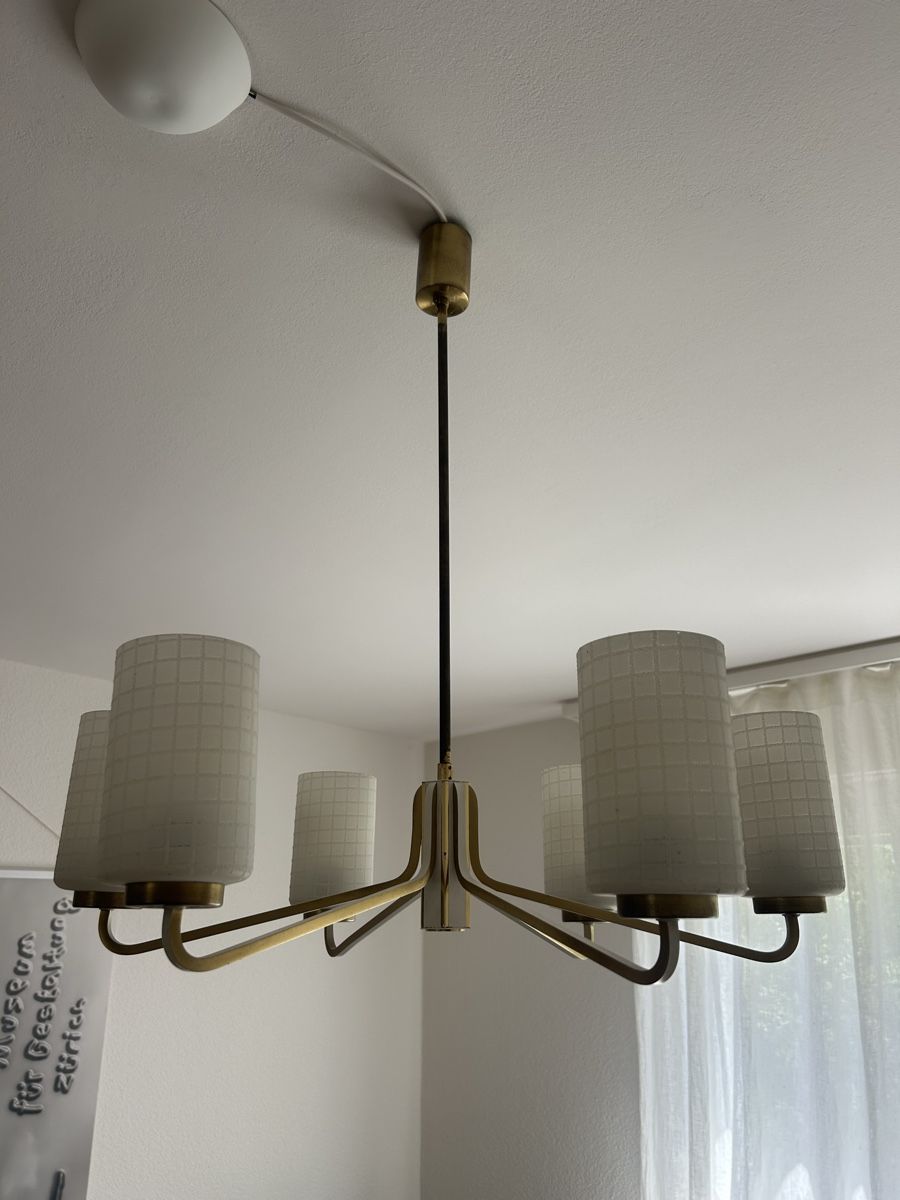 Kronleuchter & Deckenlampen: Neu verkabelte Vintage Lampe – Gebraucht aus Zürich von annaverasch 1