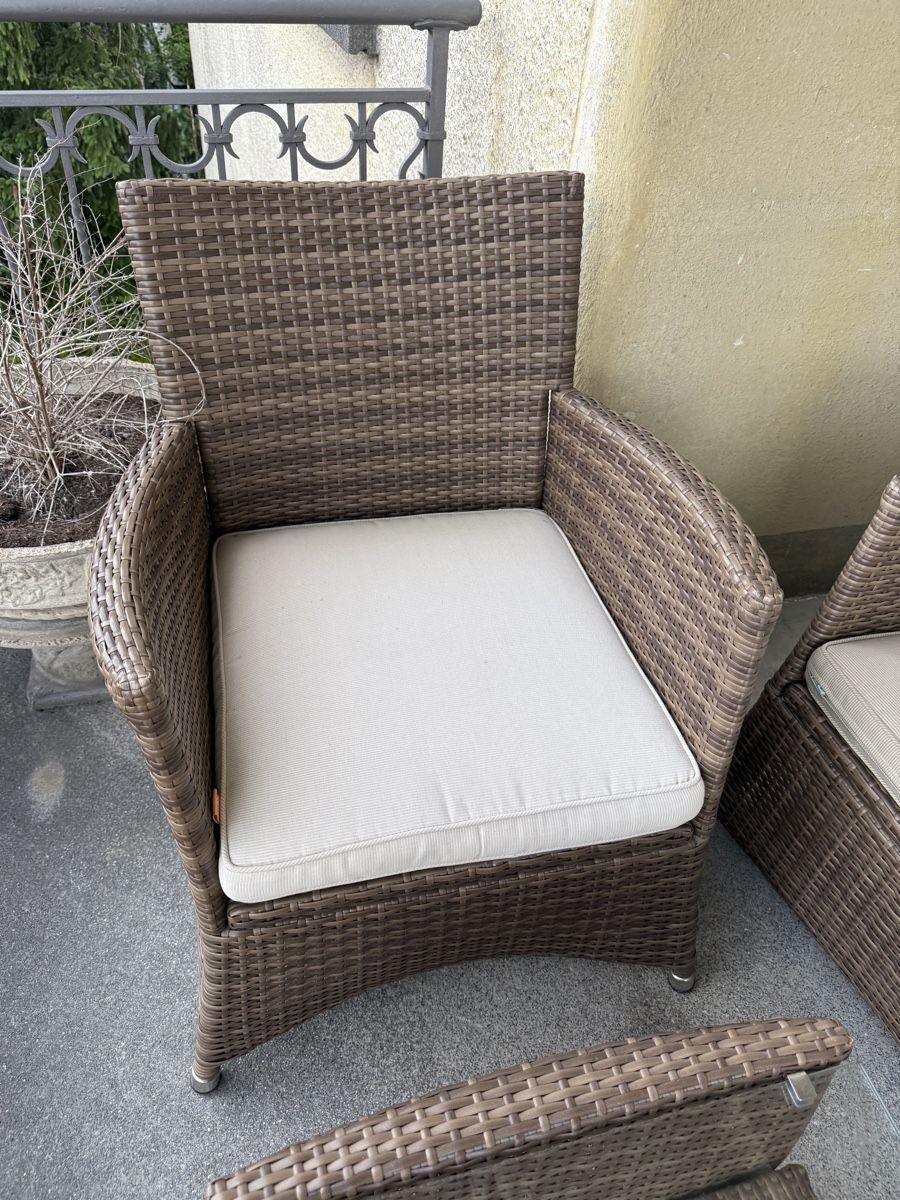 Divani: Lounge Set Rattan  – Usato da Zürich venduto da mag_crp7 2
