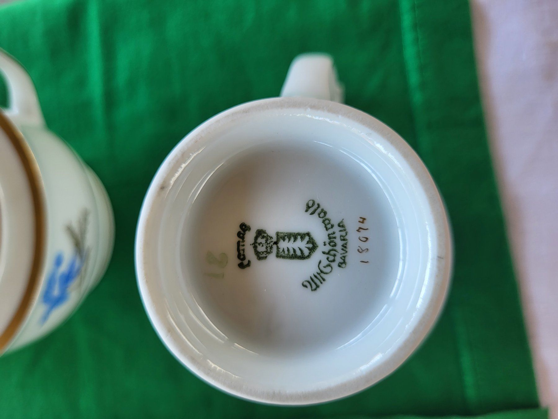 Set di piatti: Kaffeeset Schönwald Bayer Porzellan – Usato da Diessenhofen venduto da Osio 4