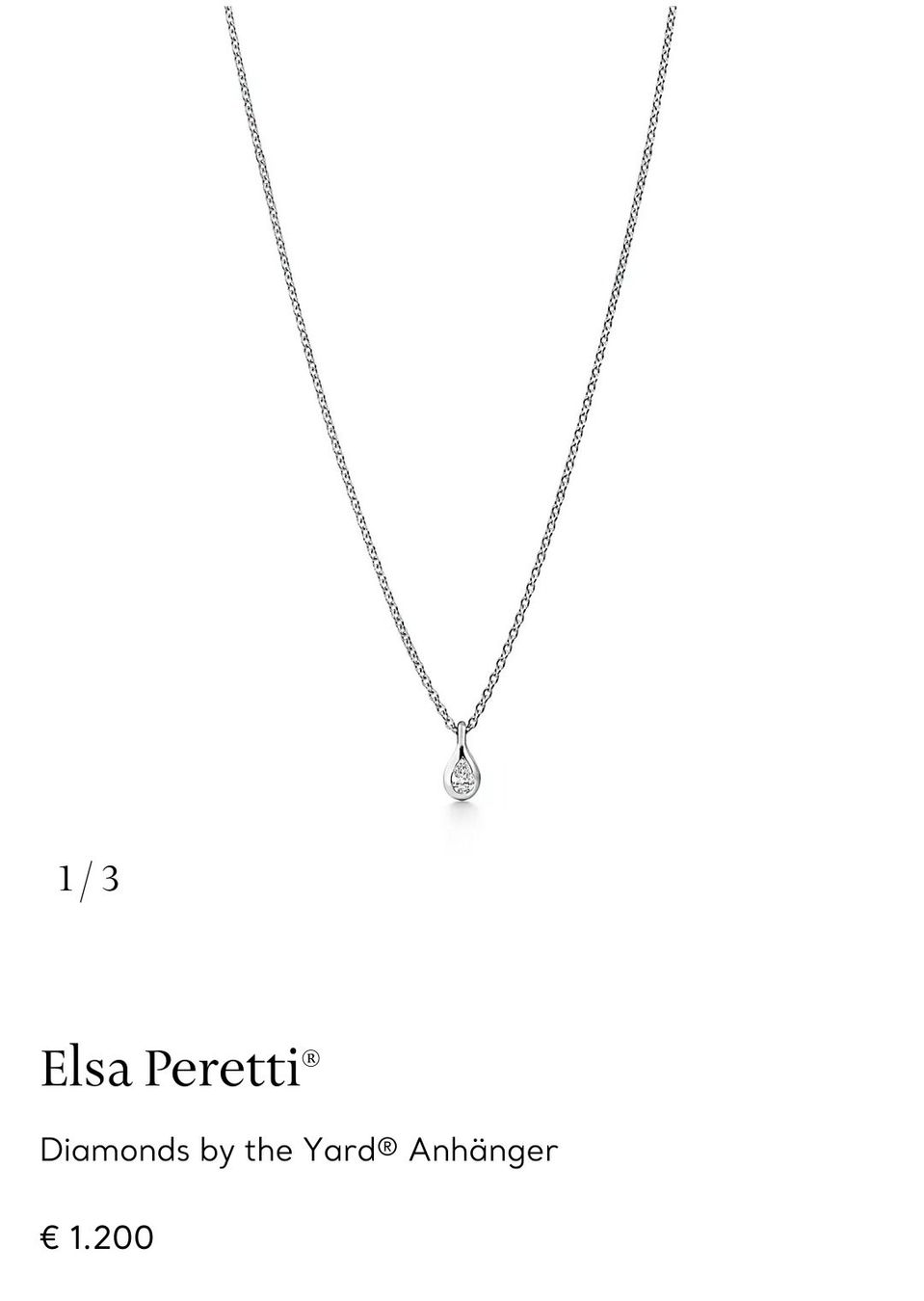 Tiffany & Co. Catenine: ✨️ Tiffany & Co. Diamonds by the Yard Drop - NP 1200€!  ✨️ – Nuovo (secondo la descrizione) da Forch venduto da nadinepalermo 4