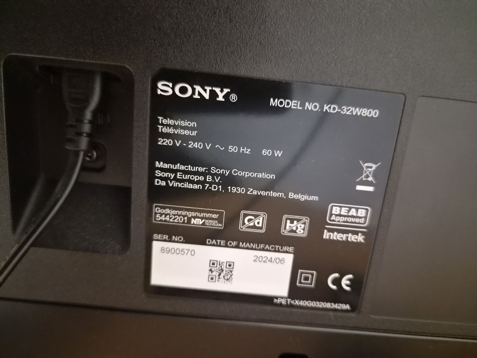 Fernseher: Sony 32 Zoll – Gebraucht aus Riehen von mbahn 1