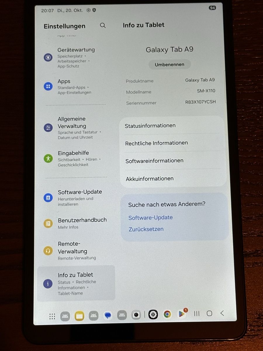 Samsung Tablet PC: Samsung Galaxy Tab A9 Tablet – Neu (gemäss Beschreibung) aus Schlieren von James1010 3