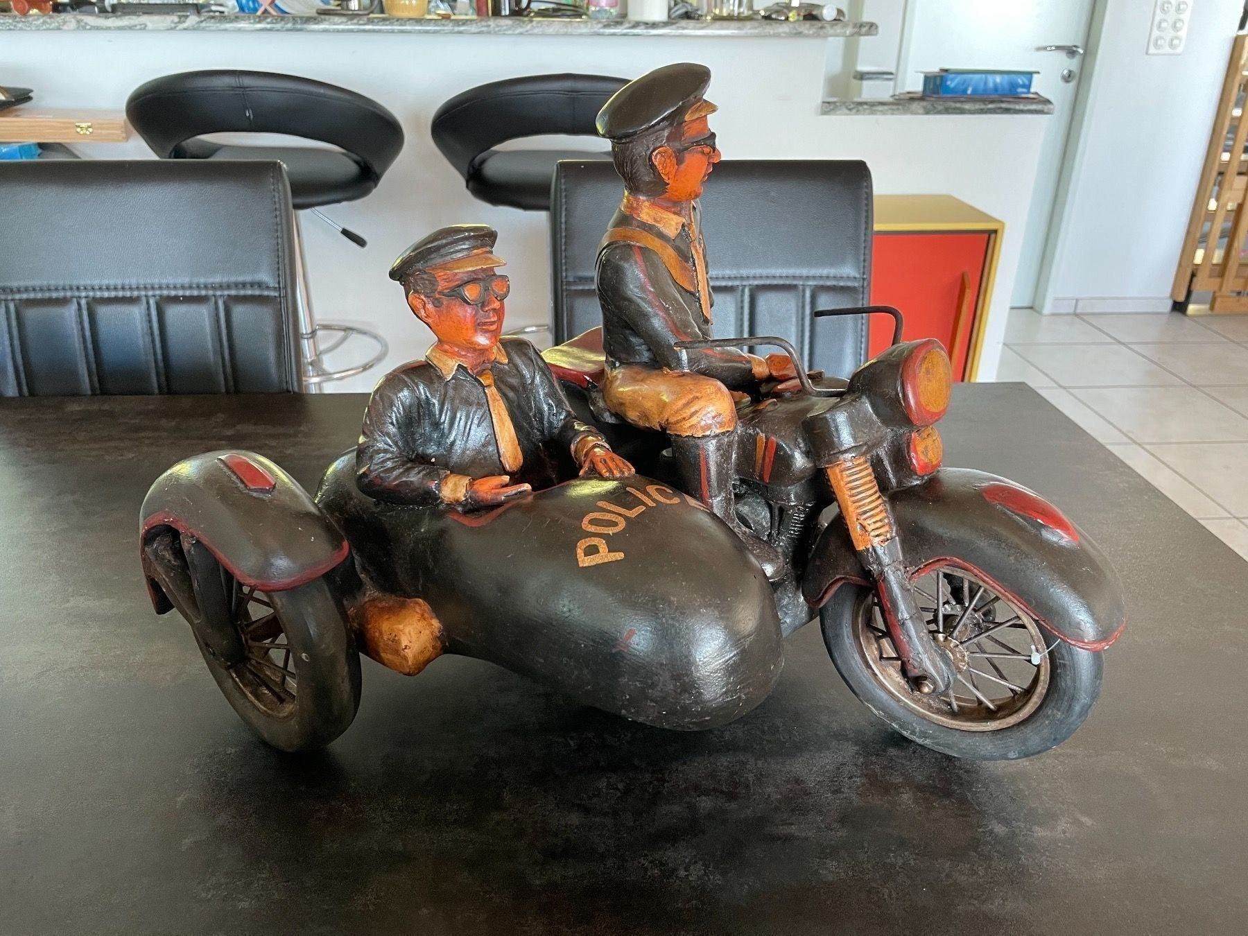 Sculture & Statue: Statue Figurine Harley-Davidson Side-Car – Usato da Vallamand venduto da Bricbracbroc82 1