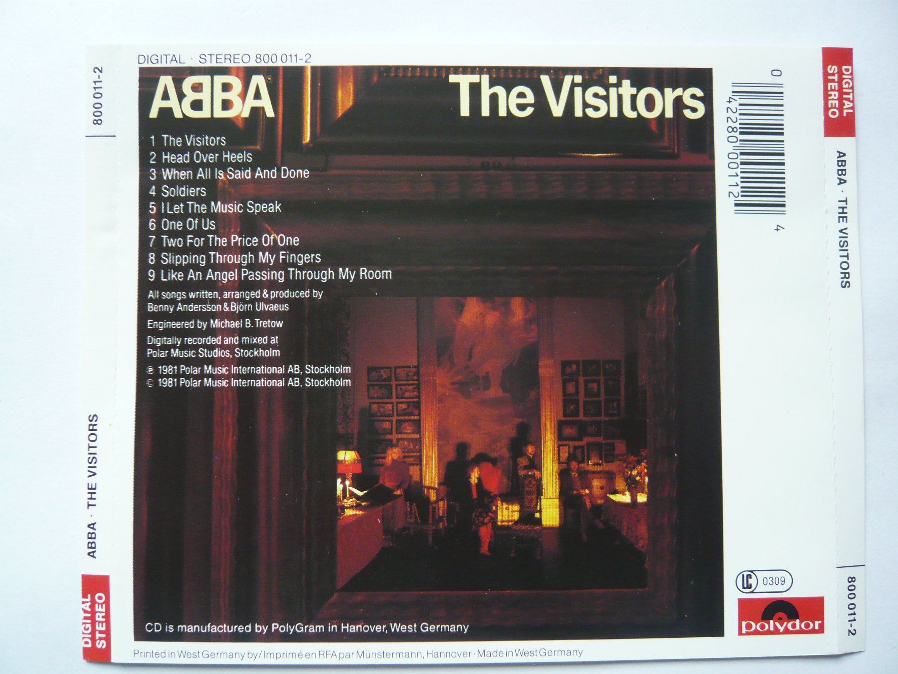 CDs: ABBA The Visitors – Gebraucht aus Winterthur von Cajun 1
