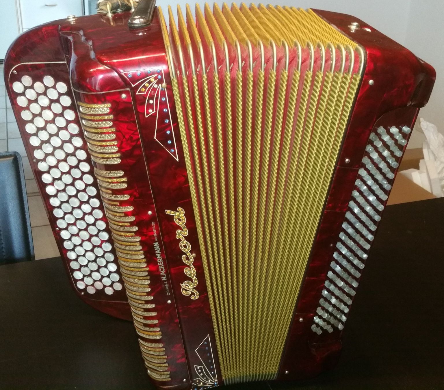 Record Strumenti musicali: Akkordeon Record Grandioso inkl. Koffer – Usato da Zäziwil venduto da StouniiThe17th