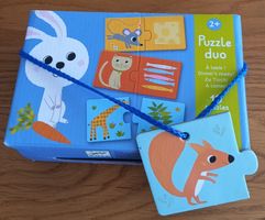 *DJECO - PUZZLE - DUO* 12 X 18 X 6CM/VOLLST./TIPTOP