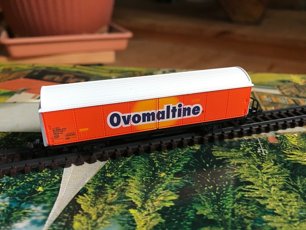 Wagon Roco OVOMALTINE – HO, Neuf En Boîte D’origine, Collection