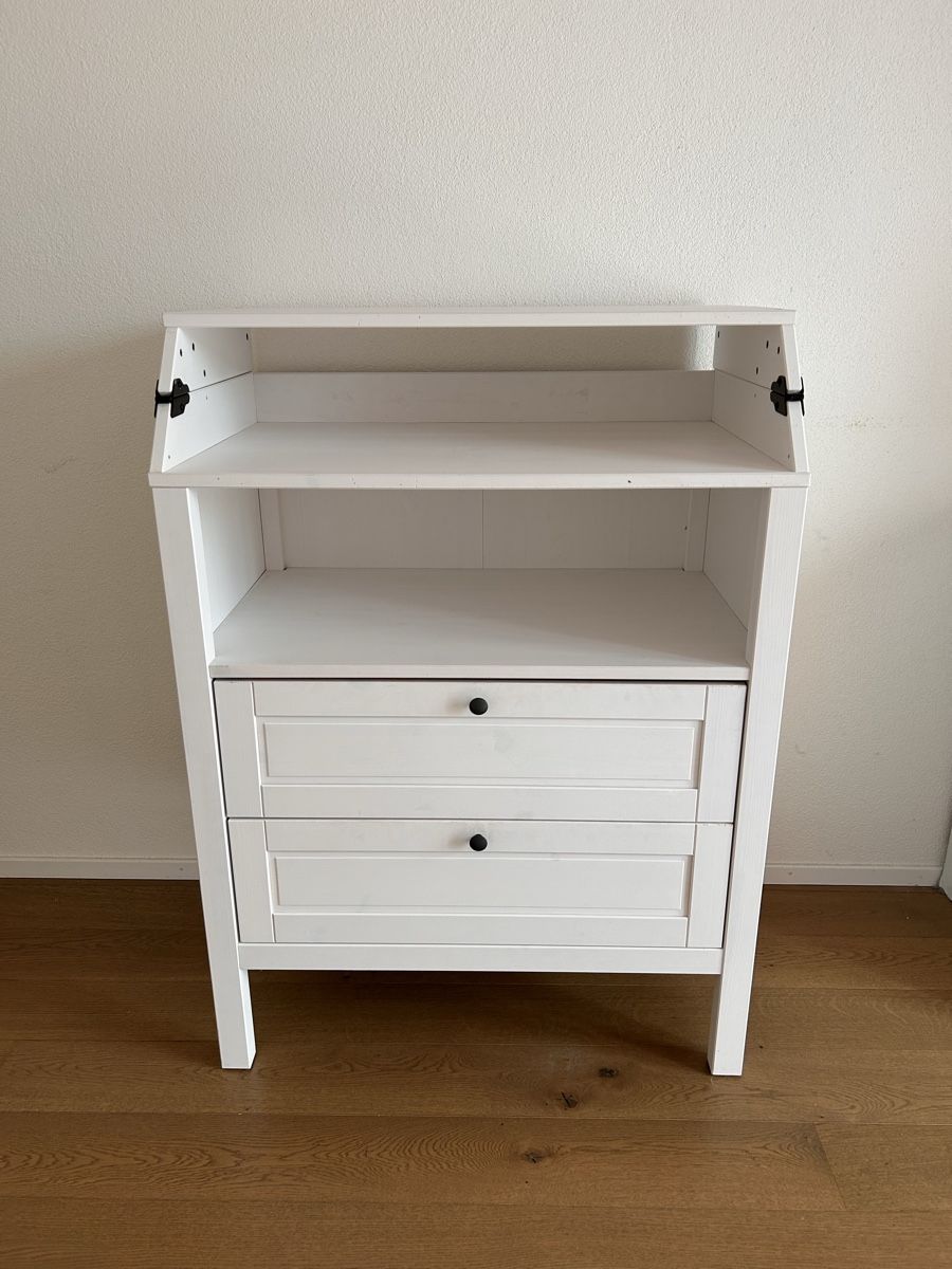 Ikea Fasciatoi & Accessori: Wickeltisch, Sundvik, weiss – Usato da Neuwilen venduto da GionPaeder 1