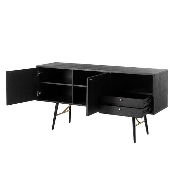 Commodes: Kommode / Sideboard black wood – D'occasion à Altendorf par olg_rfk6 1