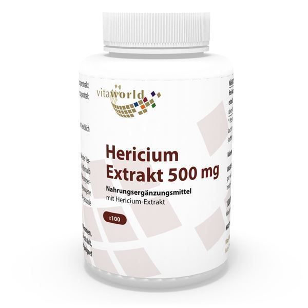 Alimentazione, Vitamine & Minerali: Hericium Extrakt 500mg 100 Vegi Kapseln – Nuovo e nell'imballaggio originale da Tiefenbach venduto da nhp-bedarf