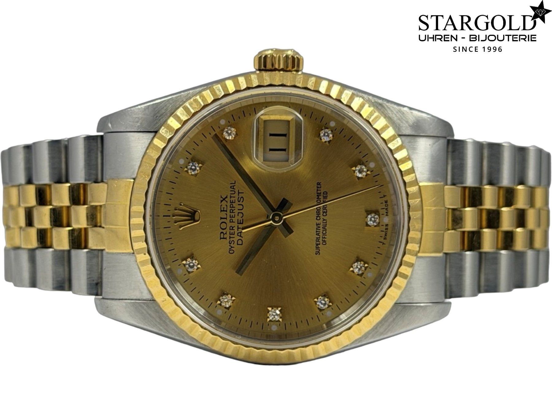 Rolex Orologi: Rolex Datejust 36 mit Diamanten - 16233 – Usato da Zürich venduto da Stargold-Uhren 3