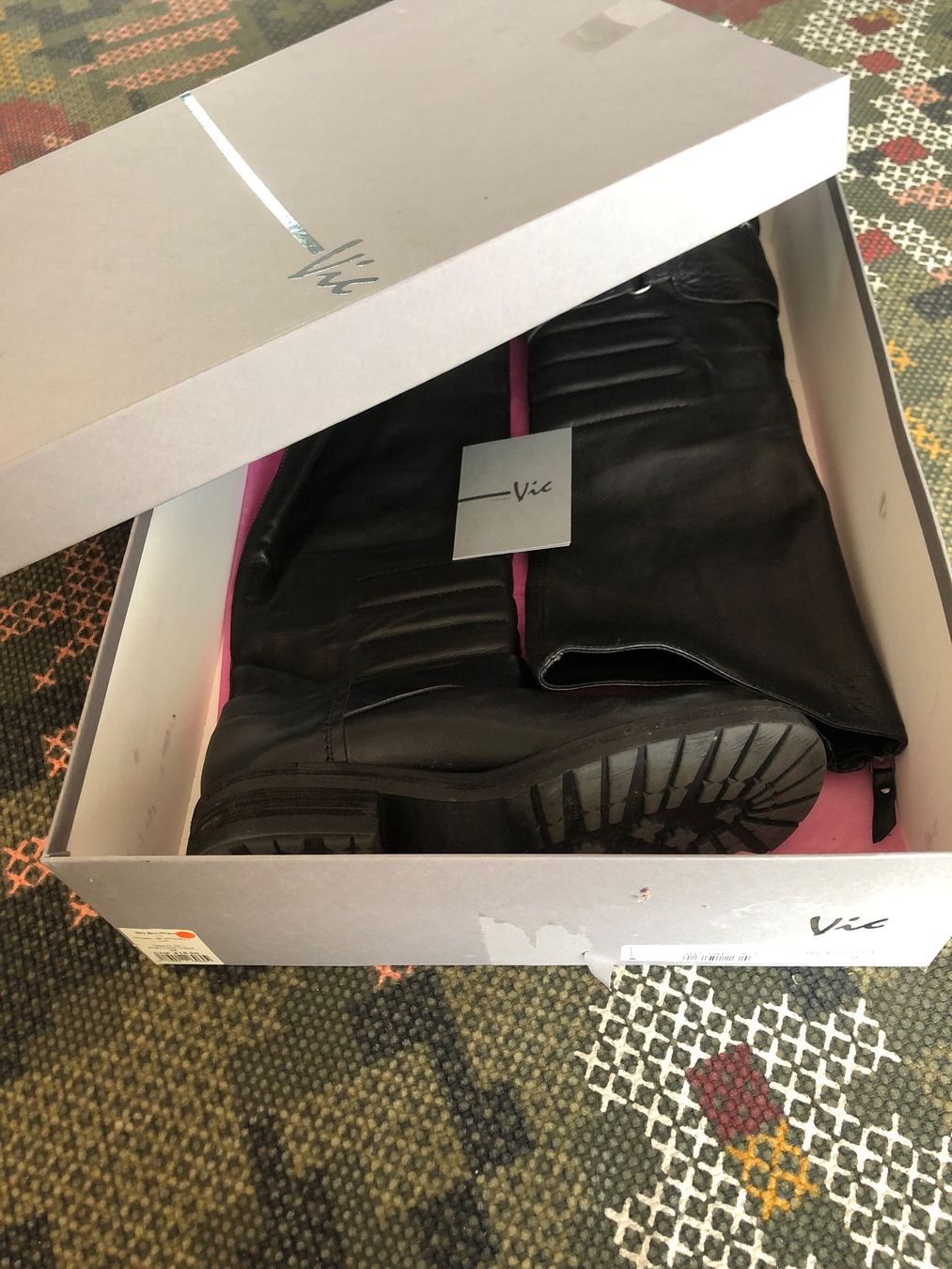 Vic Matié Scarpe da uomo: Bottes en cuir noir, pointure 36 – Nuovo e nell'imballaggio originale da Biel/Bienne venduto da Lianumi 8