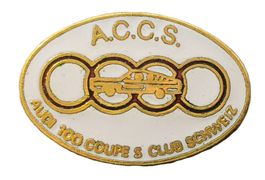 U487 - Pin Auto A.C.C.S. AUDI Club Schweiz 100 Coupe's