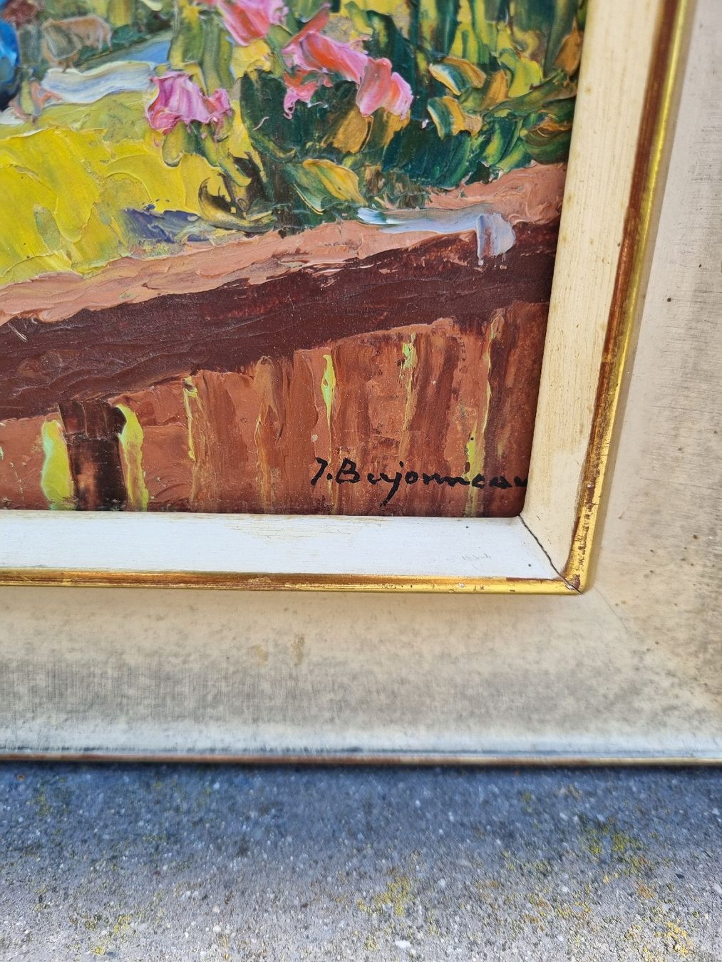 Dipinti: Öl bild signed Joh. Berjonneau – Usato da Ostermundigen venduto da vintage60 2