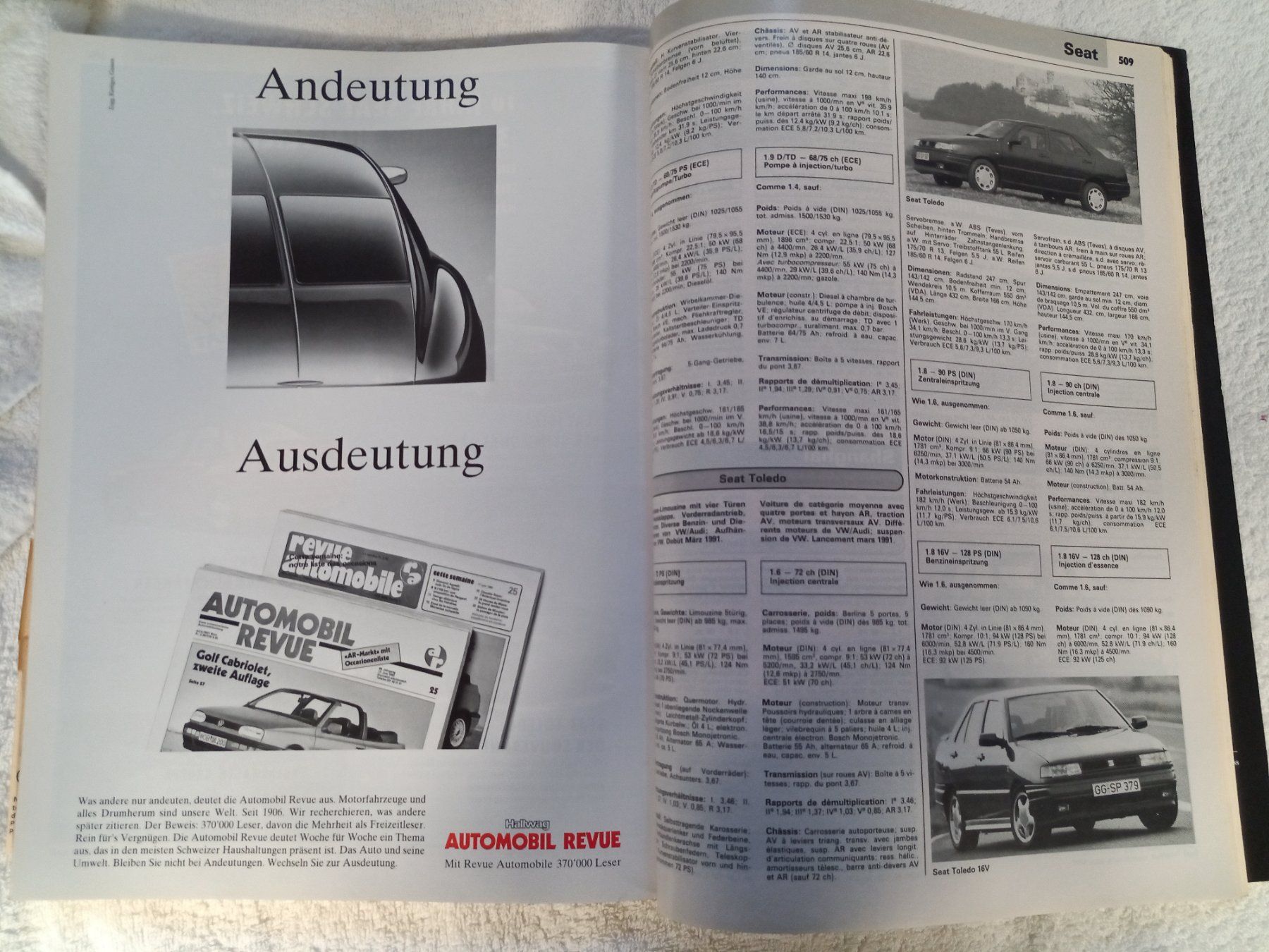 Riviste & Magazine: Automobil Revue 94 – Usato da Oberegg venduto da A-Z.Handel.Loehrer 3