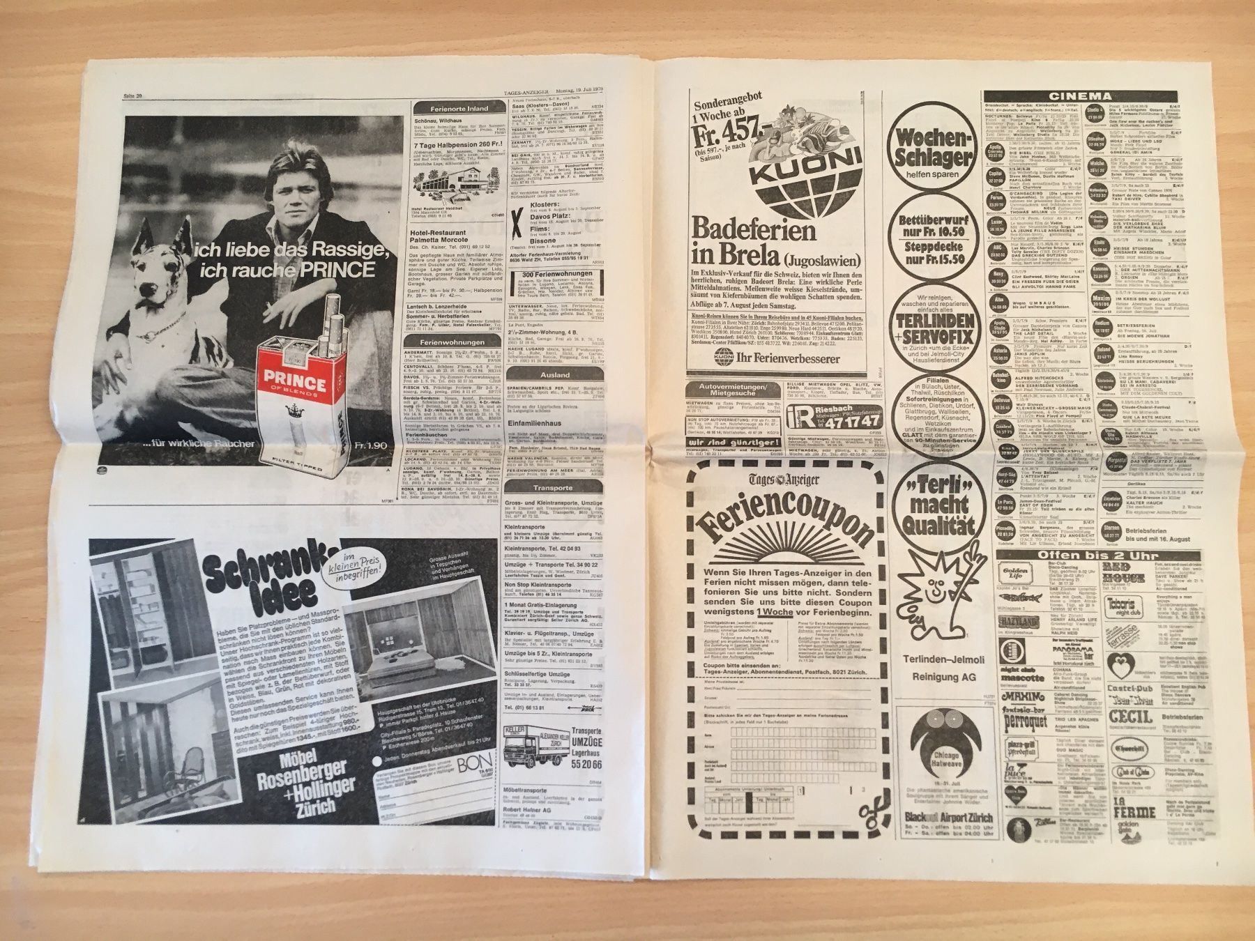 Zeitschriften & Magazine: Tagesanzeiger vom 19. Juli 1976 – Gebraucht aus Luzern von Jiggy_8898 6