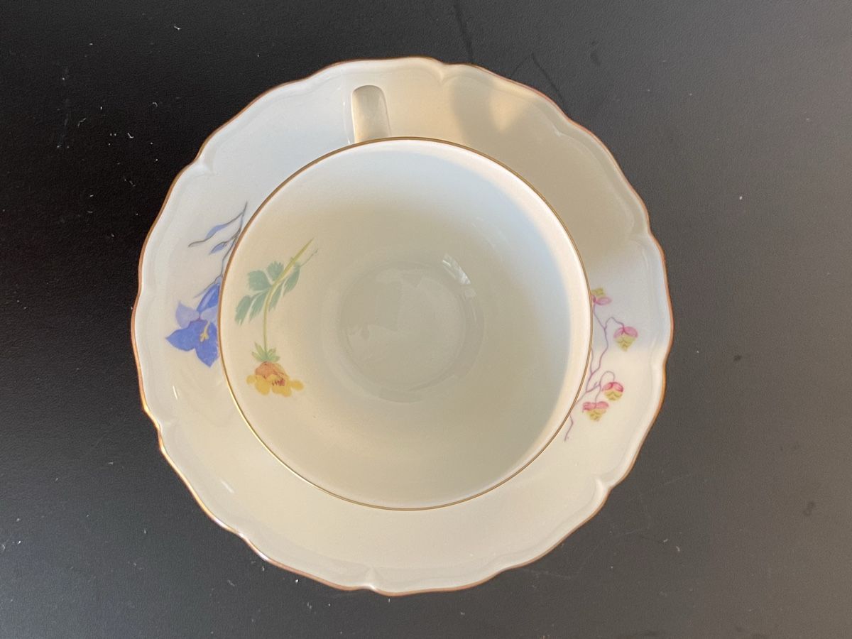 Seltmann Geschirrsets: Seltmann Weiden Blumenmuster Mocca Tassen, 2 Stk – Gebraucht aus Flawil von sonnengeist 6