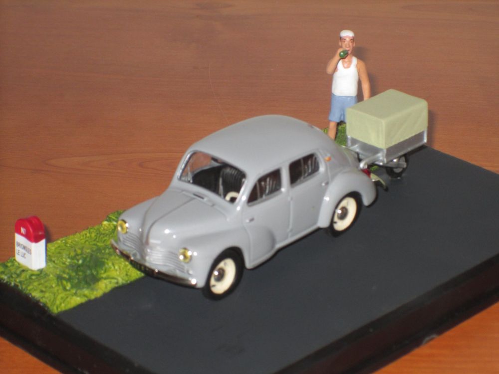 Modèle Réduit Renault 4 CV 1954 Altaya 1:43 - Boîte Cristal Neuve