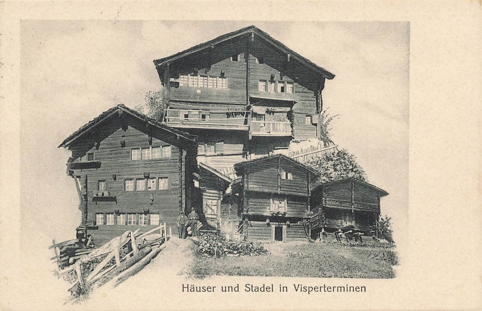 Cartes postales: Häuser und Stadel in Visperterminen – D'occasion à Schwyz par Seffi56