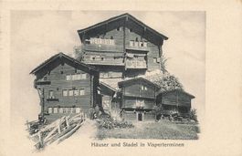 Häuser und Stadel in Visperterminen