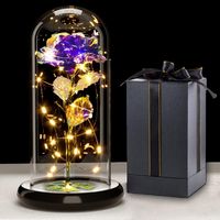 Infinity Rose in Glaskuppel, LED-Lichterkette