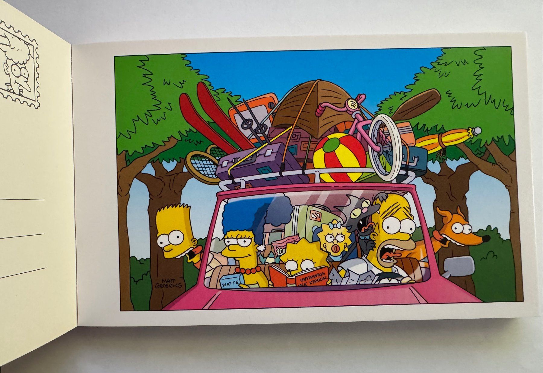 Fumetti: SIMPSONS Postkartenbuch mit 32 ausreissbare Postkarten ! – Nuovo (secondo la descrizione) da Hedingen venduto da Wowi 6