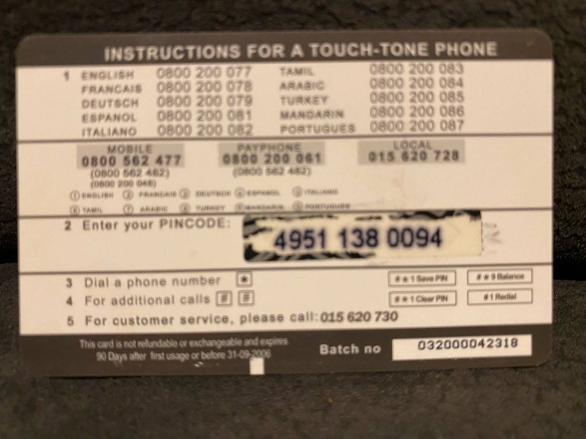 Telefon- & Taxkarten: Carte – Gebraucht aus Lausanne von babacard10 1
