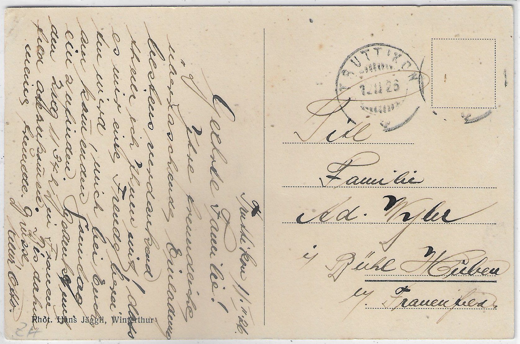 Cartoline postali: Truttikon ZH - Generalansicht – Usato da Ettingen venduto da Kartenplanet 1