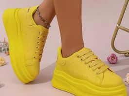 edle/stylische Damenschuhe, Sommergelb, 39