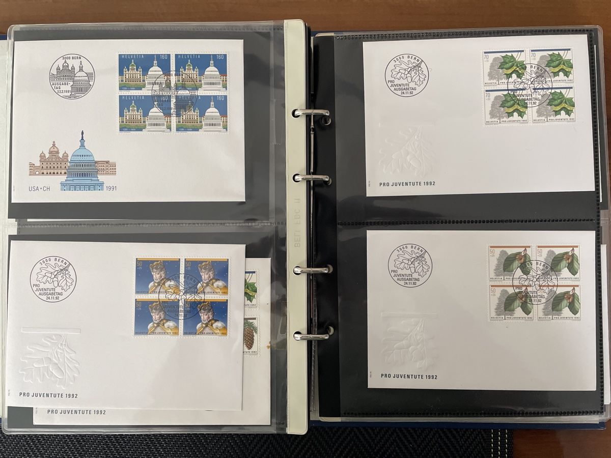 Tutti i francobolli: Ordner mit 120 Ersttagsbriefen #01 – Usato da Schachen LU venduto da Perlentraum 4