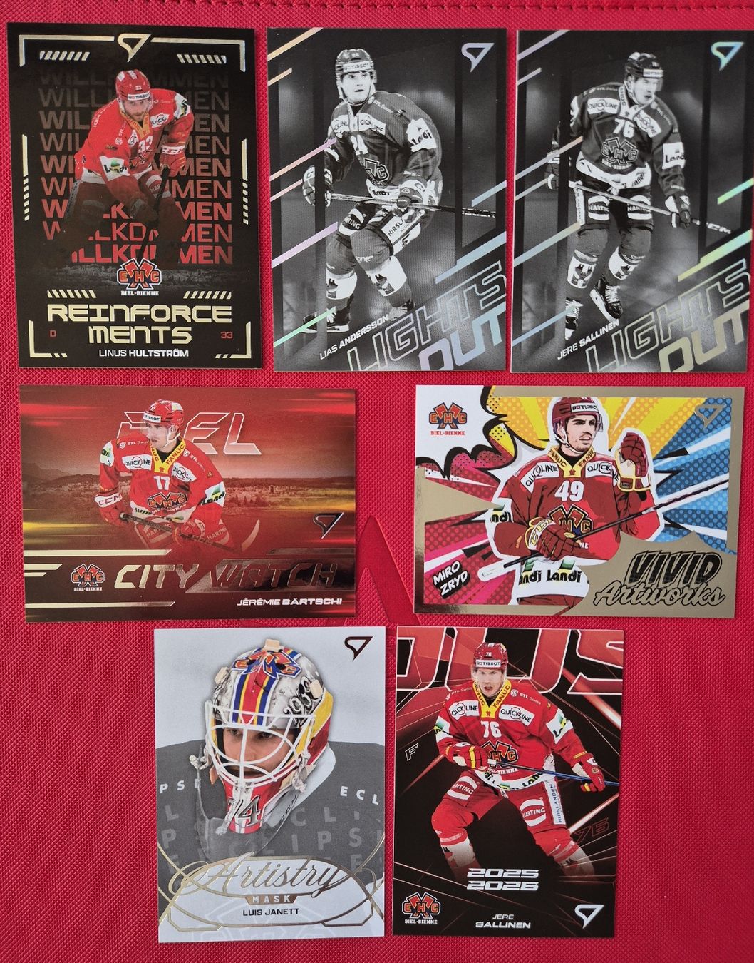 Sportzoo Carte collezionabili: Cartes de hockey EHC  Bienne. – Usato da Belfaux venduto da Kikbog