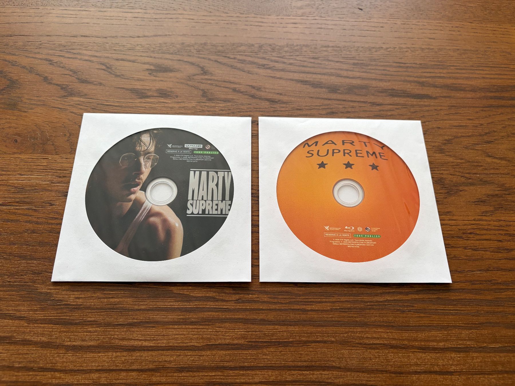 Tutti i DVDs: Marty Supreme (4K+Blu-ray) – Usato da Knonau venduto da Vincent_vega84