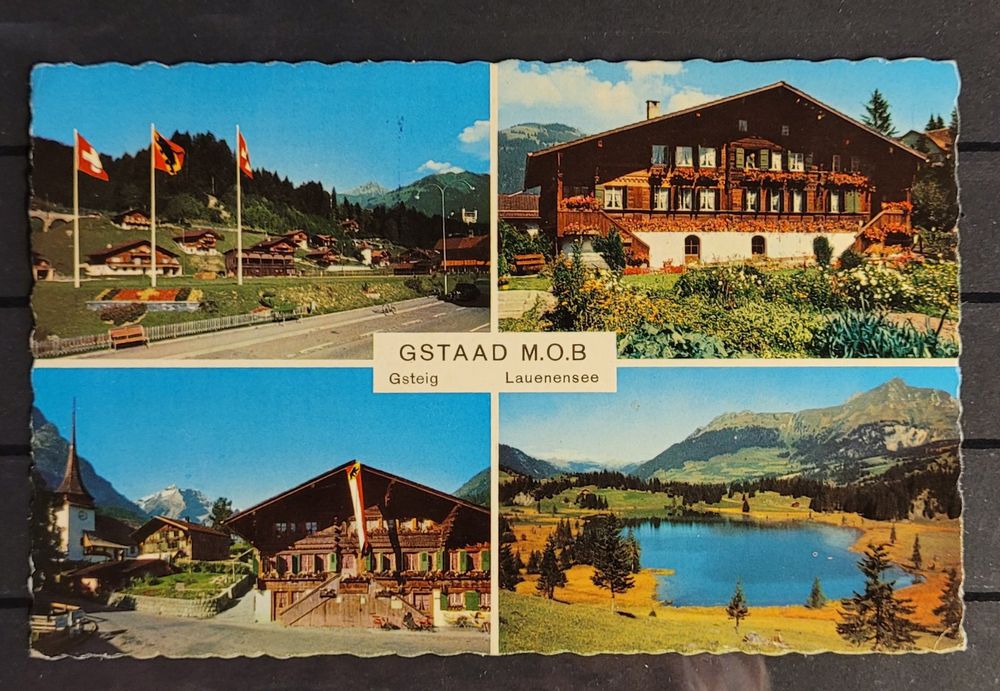 Alte Ak Gstaad M O B Gsteig Lauenensee 1964 Kaufen Auf Ricardo