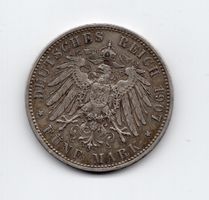 (1595) Bayern, 5 Mark 1907